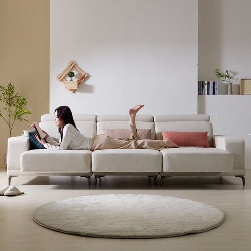 파로마 네오 루다 모션 슬라이딩 무빙 메리 패브릭 소파 4인용