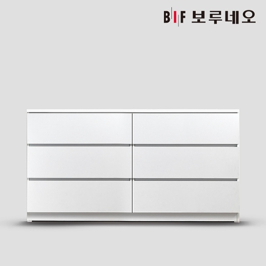 BIF보루네오 라움 3단 와이드 깊은 서랍장 1200