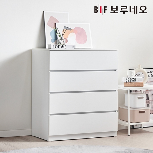 BIF보루네오  라움 4단 깊은 서랍장 800