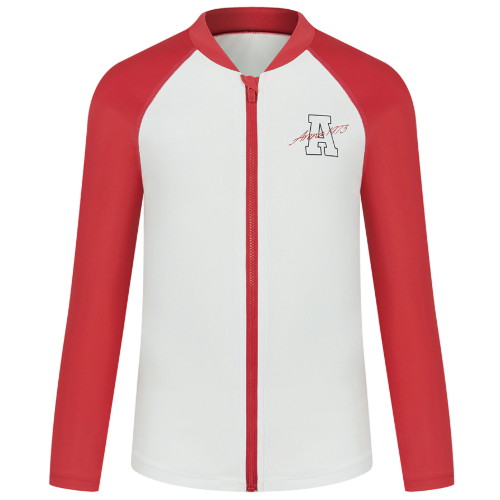 아레나  스플래시 집업 래쉬가드 A5BG1GC07RED