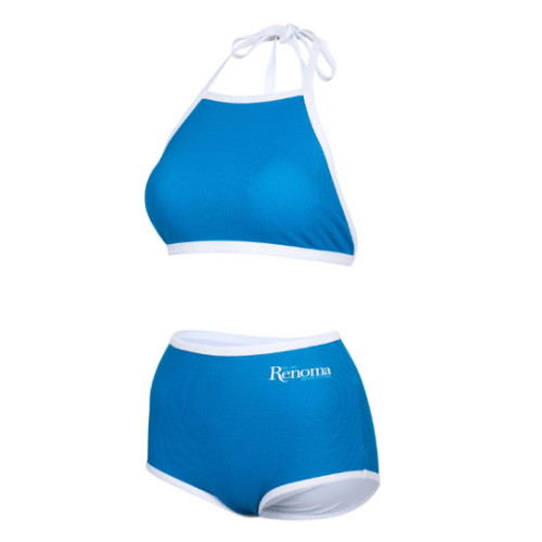 레노마  여성 홀터넥 와플 비키니 딥블루 RN-LS2F551-DB