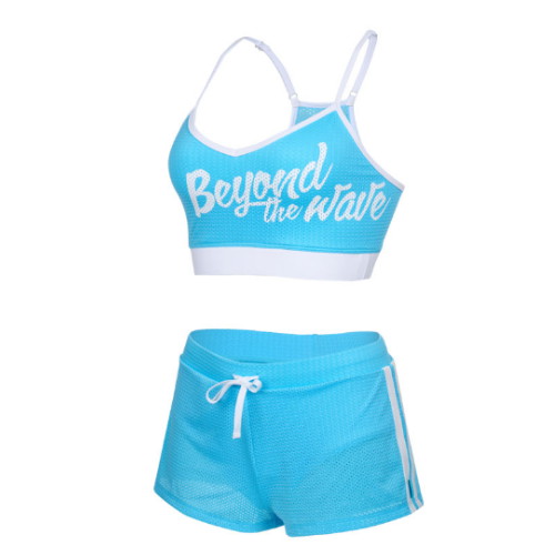 레노마  여성 빅로고 스포티 비키니 블루 RN-LS2F552-BU