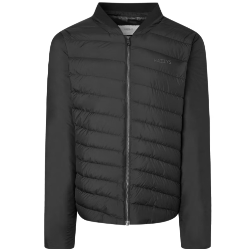 LF 헤지스골프 경량 스윙 구스 다운 점퍼 HUJU5D711BK