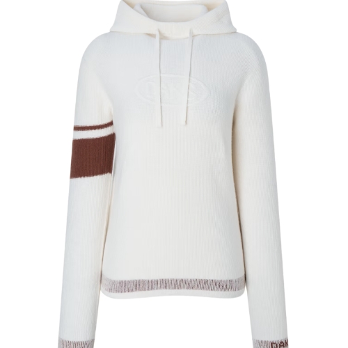 LF 닥스골프 로고 원포인트 후드 니트 탑 DNSW5D854OW