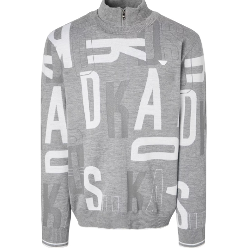 LF 닥스골프 DAKS패턴 방풍 반집업 니트 DGSW5D751G2