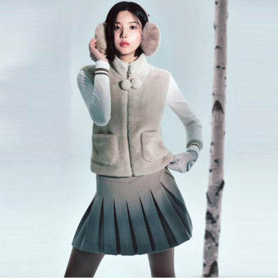 와이드앵글  CO 울라이크 플리츠 큐롯 WWW25Q52E2