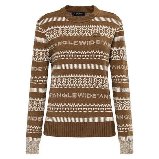 와이드앵글  CO 노르딕 패턴 라운드넥 스웨터 WWW25K51E3