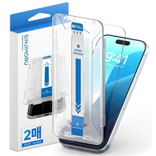 신지모루  아이폰17 프로 듀얼포스 강화유리 보호필름