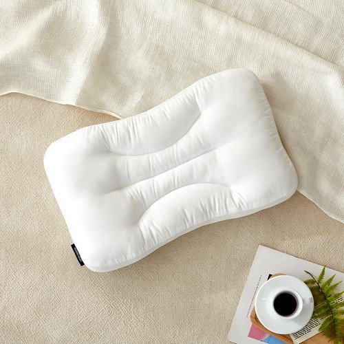 모던하우스 ON 부드럽고 낮은 목이 편안한 메쉬 경추베개 아이보리