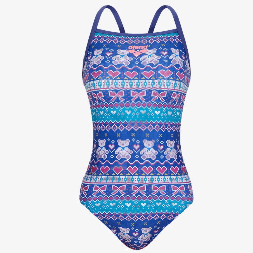 아레나  니팅 베어 원피스 싱글 크로스 스트랩백 A5FL1LO10PPL