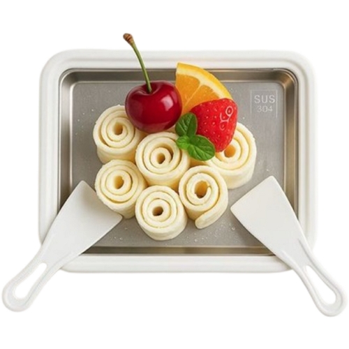 쁘띠끄 철판 아이스크림 메이커