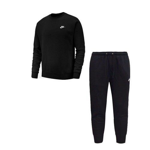 나이키  맨투맨 조거 세트 FN3788-010+FN3887-010