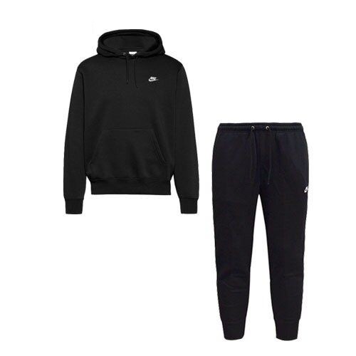 나이키  후드 조거 세트 FN3788-010+FN3860-010