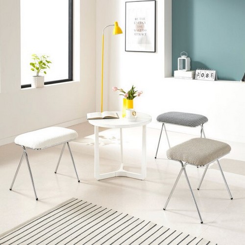 키모  소프트 디자인 스툴 화장대 의자