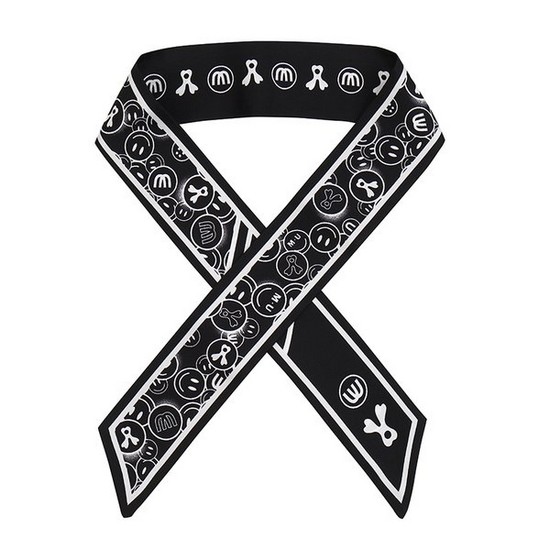 엠유스포츠  쁘띠 스카프 MU22A3AZZ01_BLK