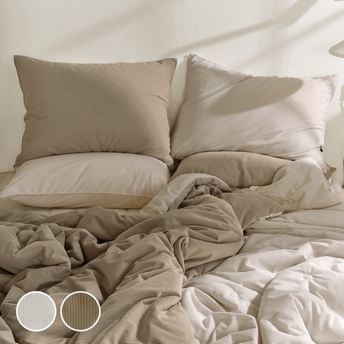 파르페 포근부들 코듀로이 극세사 파우더 차렵이불패드세트