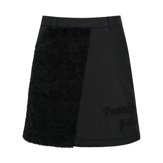 크리스패션 파리게이츠 덤블 믹스 로고 패딩 큐롯 스커트 521E4JP403_BK