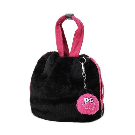 크리스패션 파리게이츠 데빌 스마일 키링 퍼 투웨이백 521E4BG302_BK