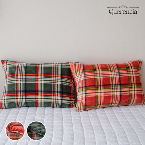 케렌시아 크리스마스 극세사 베개커버