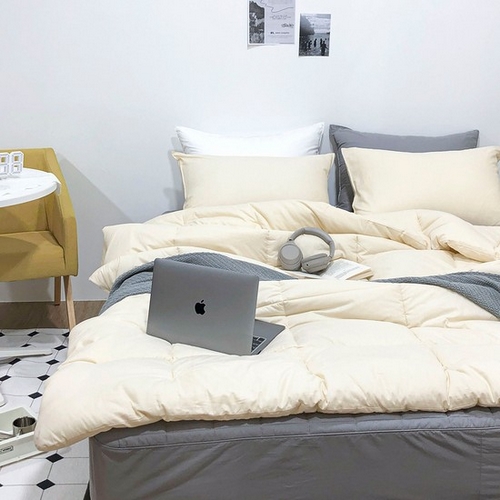 르헤브 바롱 40수 순면 항균 차렵이불 베개세트