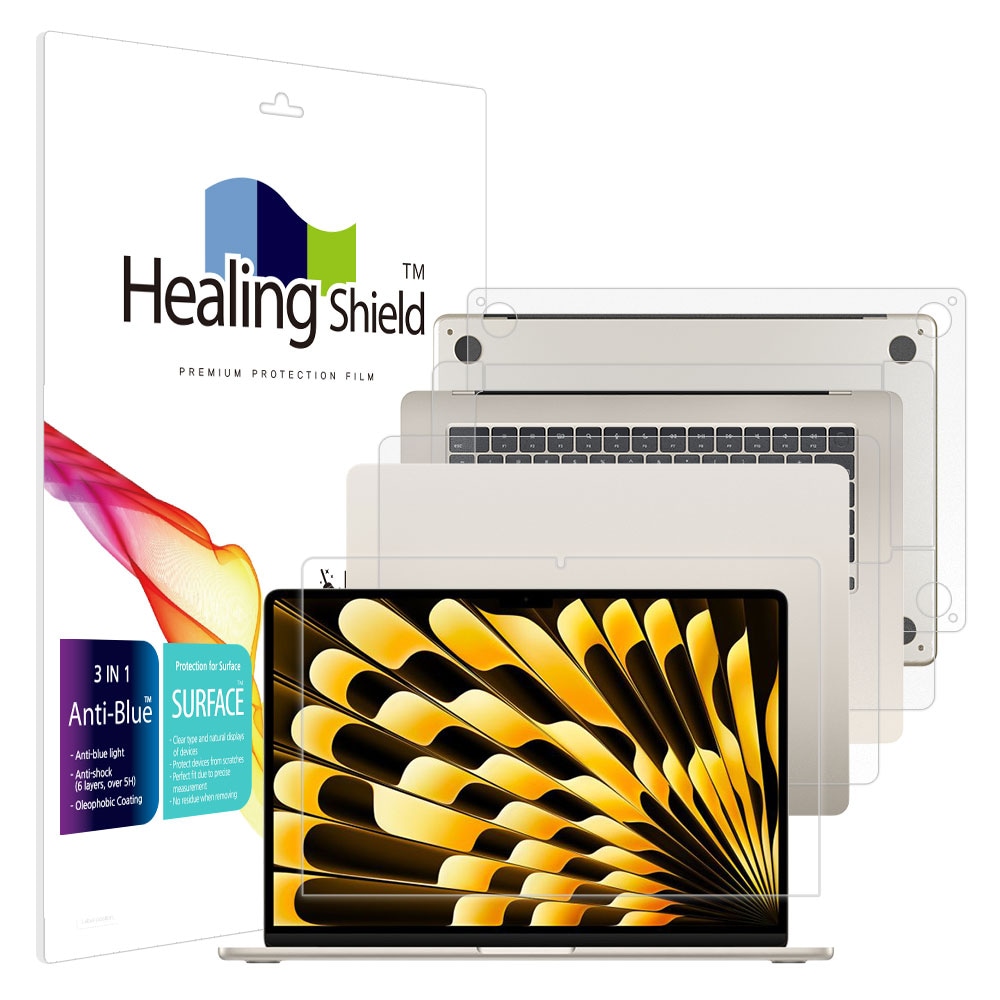 폰트리 힐링쉴드 애플 2025 맥북에어15 M4 블루라이트차단