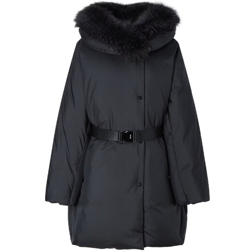 LF 닥스골프 구스다운 프론트 속사시 하프롱 점퍼 DNJU5D816BK