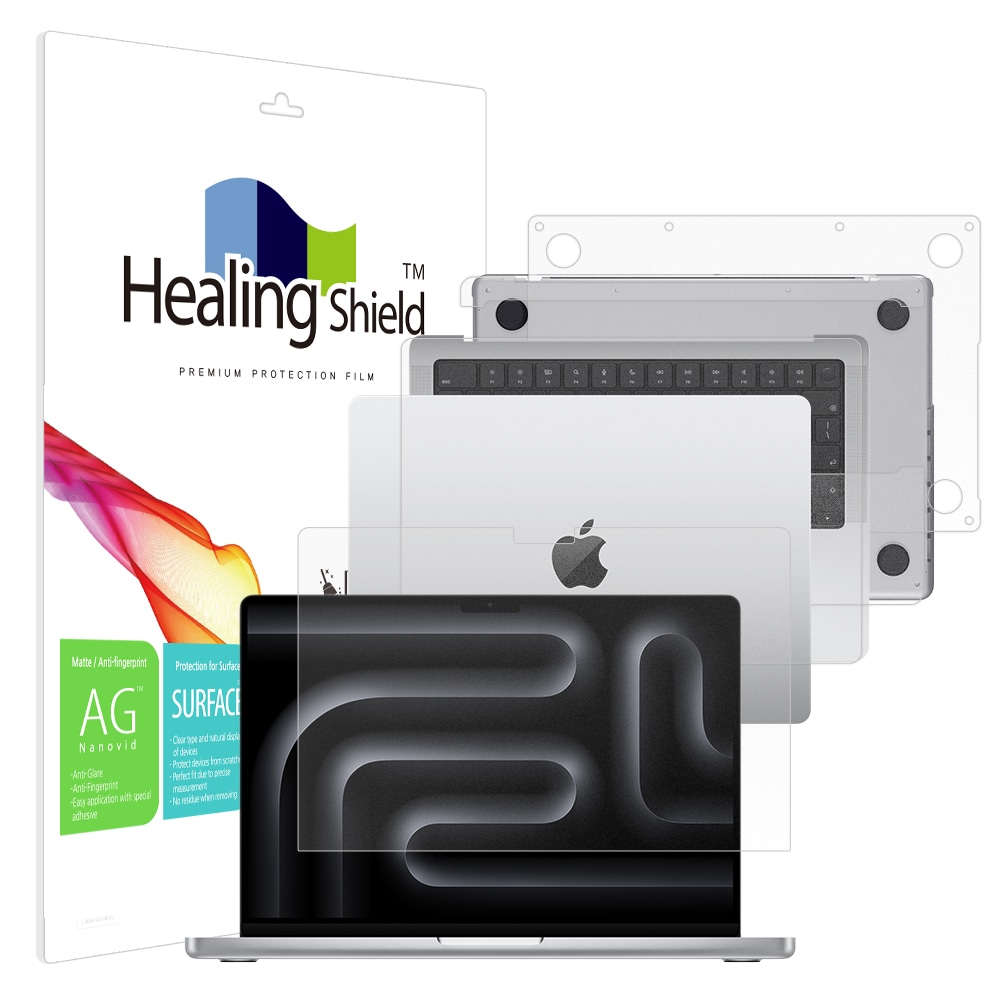 폰트리 힐링쉴드 애플 2024 맥북프로14 M3 저반사 지문방지