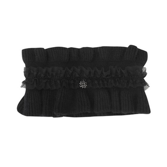 세인트앤드류스  별 심볼 프릴 넥 칼라 스카프 821D3AC057_BK