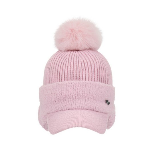 듀빅  플리스 니트 귀달이 골프모자 DF4WAP793LP