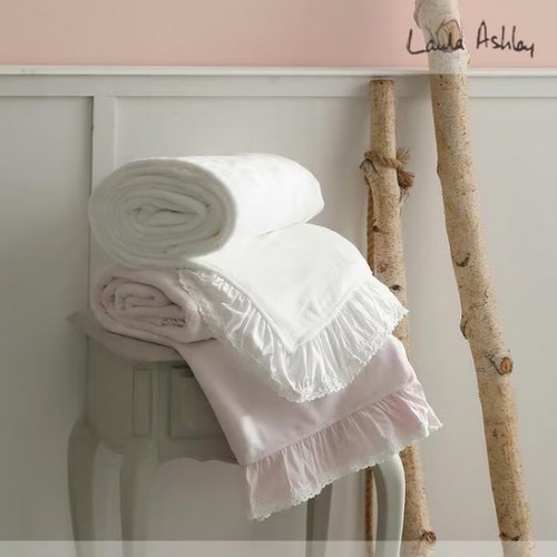 로라애슐리 이브2 레이스 극세사 담요