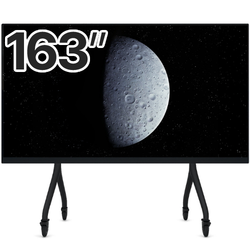 HKC  163인치 P0.9 COB LED 올인원 이동형 전광판 스크린