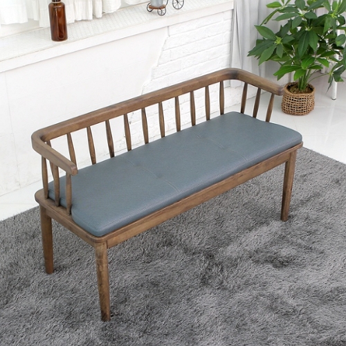 케미에르 헤몬스 2인 원목 벤치의자 KHD-211