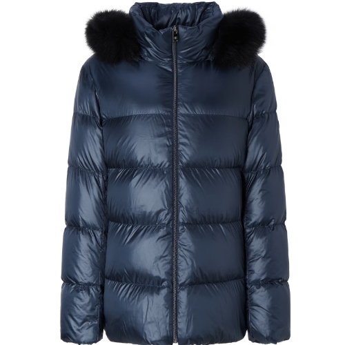 LF 닥스골프 글로시 구스다운 퍼 후드 중힙 점퍼 DNJU5D754N3