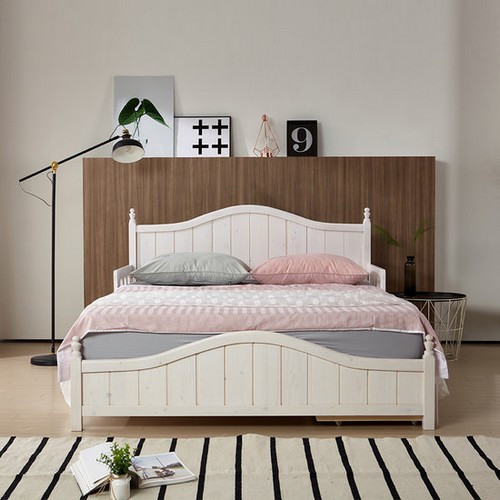 상일리베가구 루이즈 원목 침대 Q