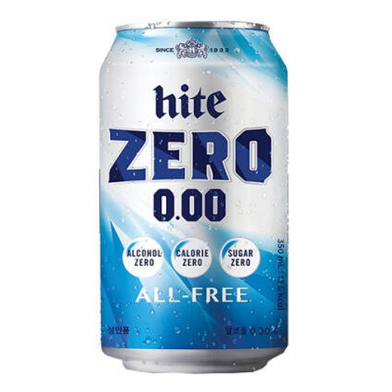 하이트진로 무알콜 하이트 제로 355ml