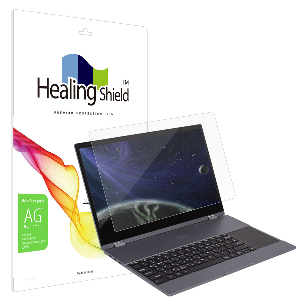 폰트리 힐링쉴드 펀디지 플립북 15 Wireless Dex 저반사 지문방지 액정보호필름