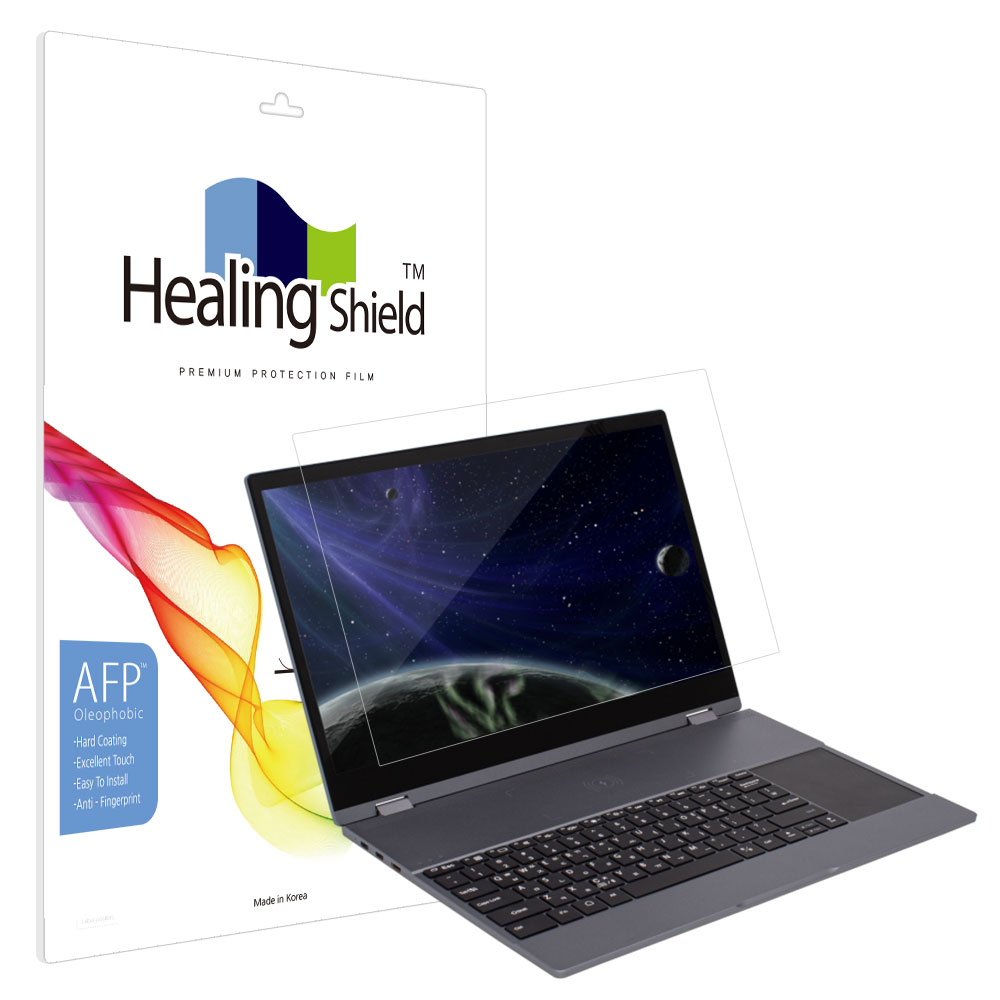 폰트리 힐링쉴드 펀디지 플립북 15 Wireless Dex 올레포빅 고광택 액정보호필름