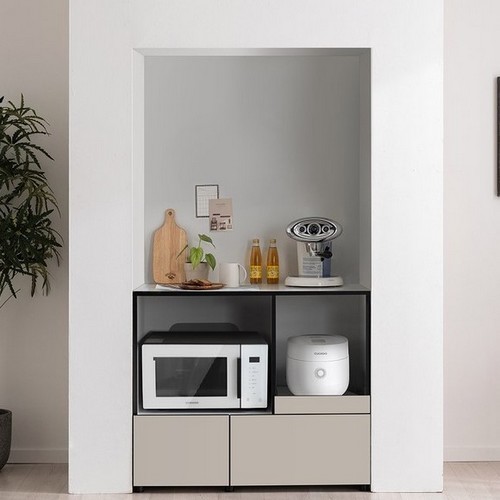 리센트 커스텀 1000폭 일반형 전자레인지 수납장