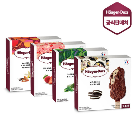하겐다즈  그린티 아몬드 80ml