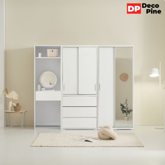 데코파인  필미 슬라이딩 옷장 ZA세트 2200