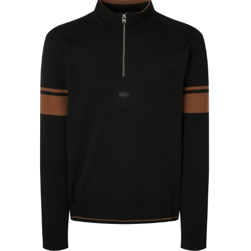 LF 닥스골프 방풍 니트 반집업 DGSW5D852BK