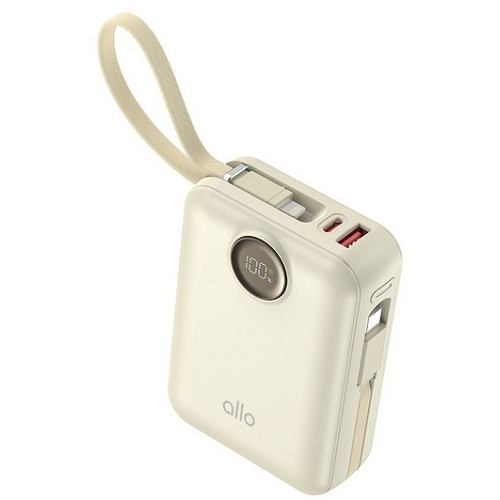 알로코리아  듀얼 케이블 일체형 보조배터리 2008PD 20000mAh