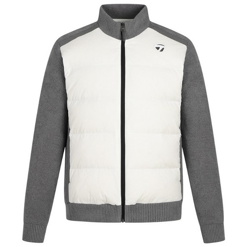 테일러메이드  앞판 다운 하이브리드 니트 가디건 TMSCO4123-190