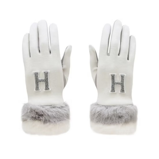 LF 헤지스골프 손목 퍼장식 여성용 양손장갑 HWGV5F701G1