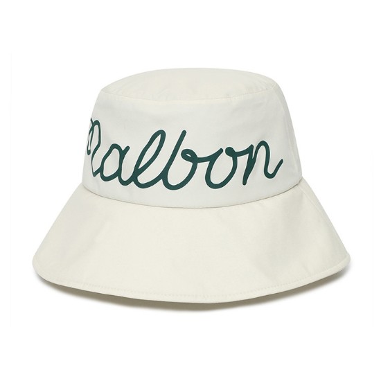 말본골프  스크립트 방수 버킷햇 M5343PHT64IVY