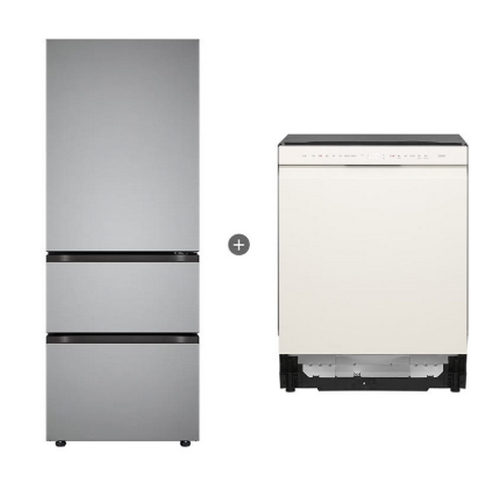 LG전자 오브제컬렉션 김치톡톡 Z330MPSF11 + DUE5BGL1E