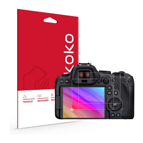 스코코  캐논 R6 Mark II용 초고화질 트루컬러 AR 액정보호필름