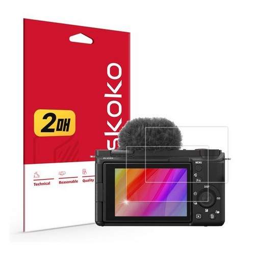 스코코  SONY ZV-E10 II용 초고화질 트루컬러 AR 액정보호필름