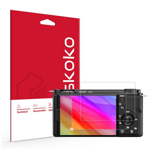 스코코  SONY ZV-E10용 초고화질 트루컬러 AR 액정보호필름