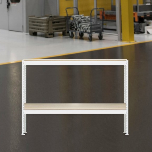 스피드랙 철제 작업대 2단 1200x400